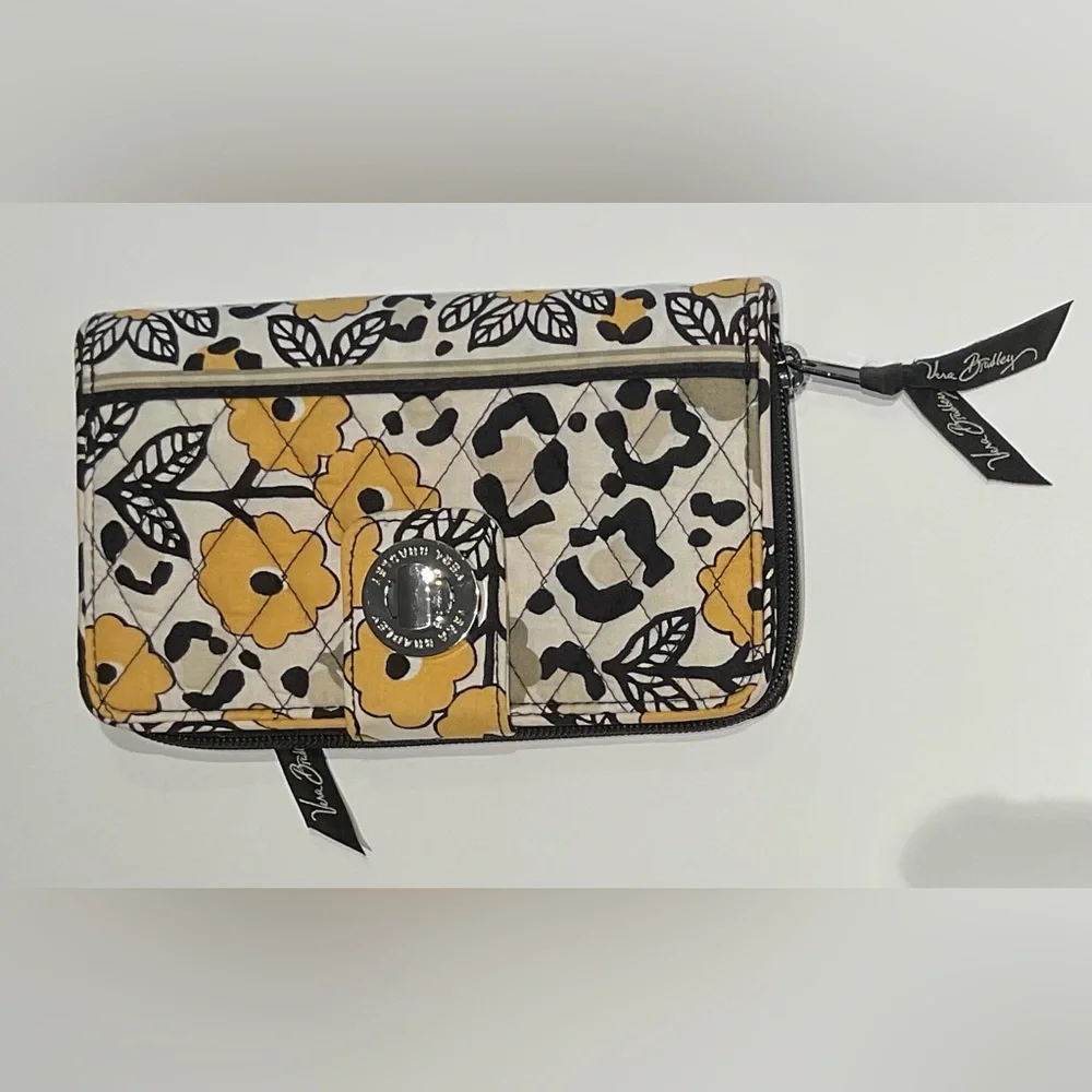 Vera Bradley Go Wild Quilted Turnkey Wallet - Picture 2 of 14